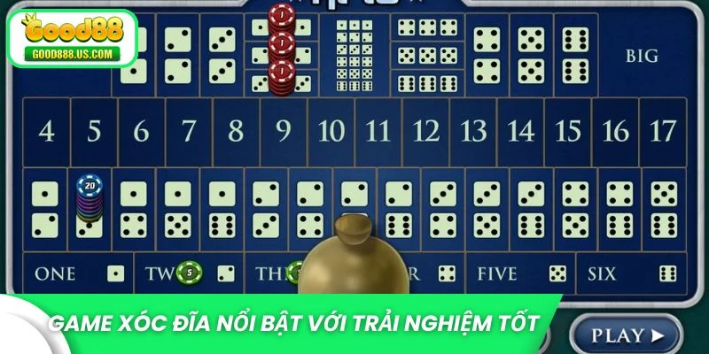 Game xóc đĩa nổi bật với trải nghiệm tốc độ cao