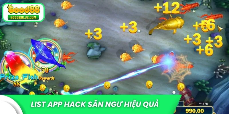 List app hack săn ngư hiệu quả